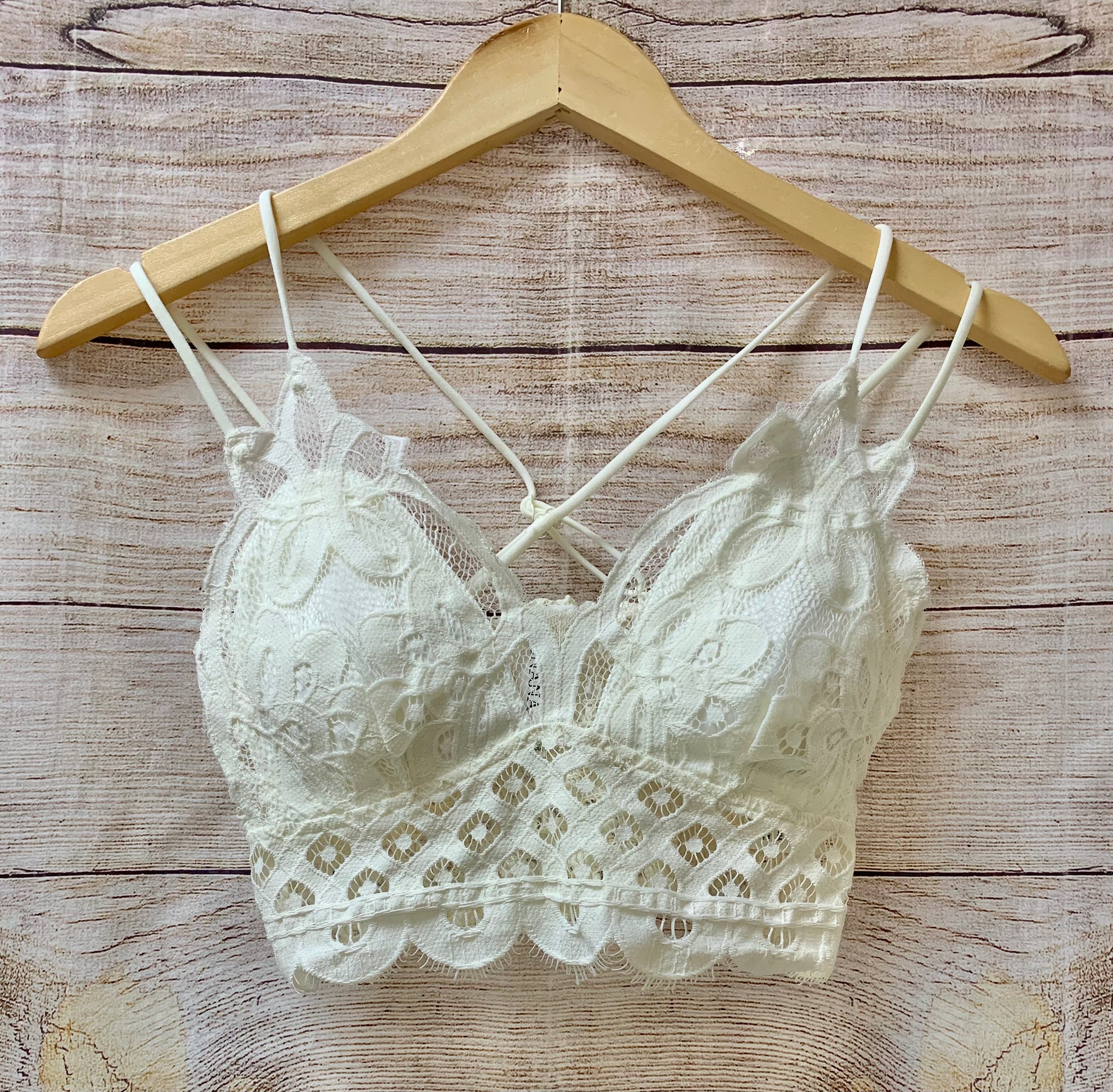 Scalloped Lace Bralette – Plethora Boutique